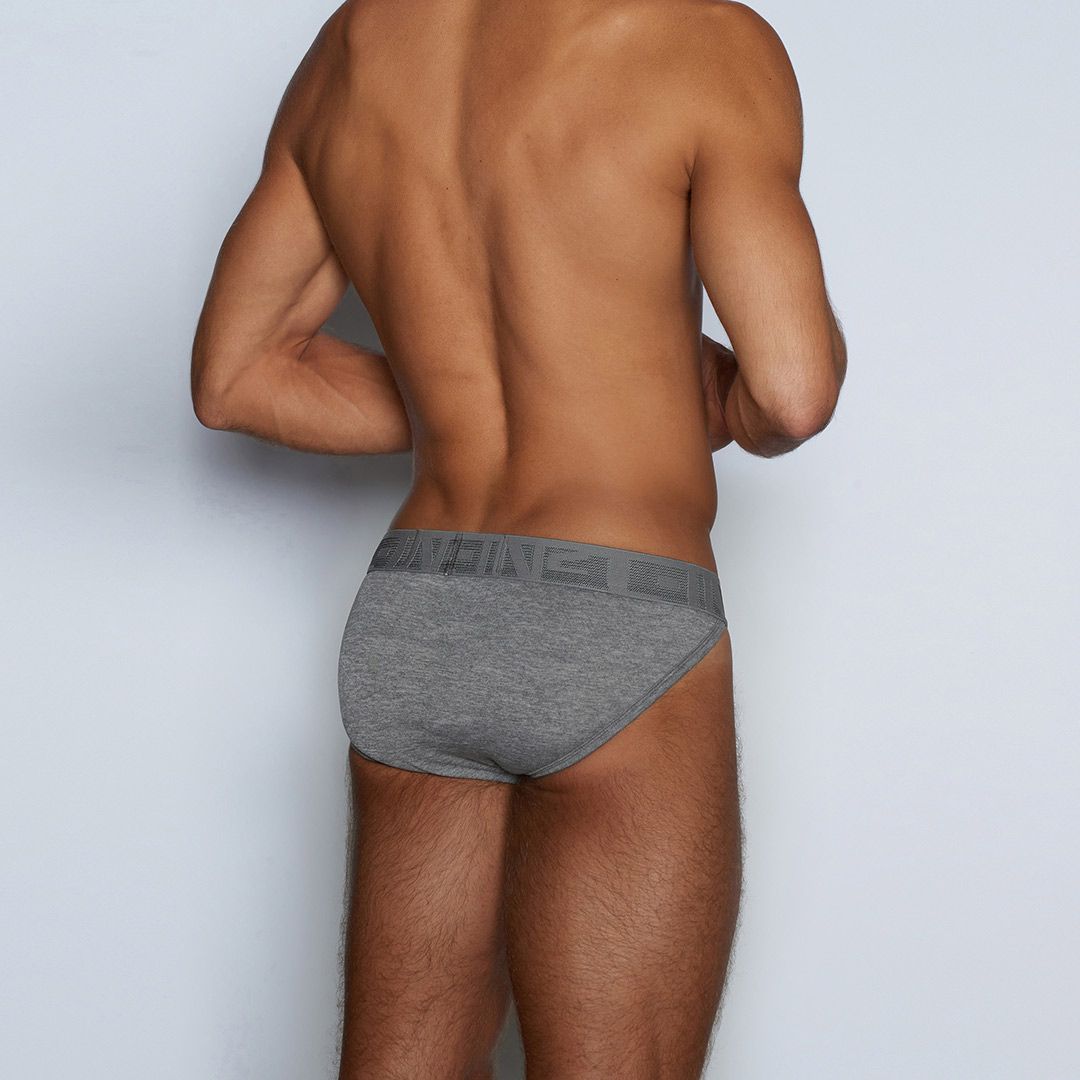 Hand Me Down Dash Brief Smoke heather - C - IN2 New York