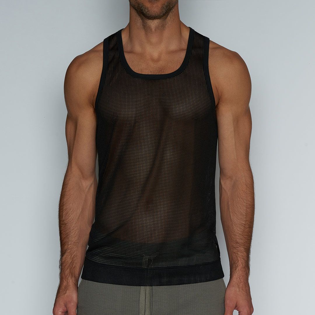 Scrimmage Relaxed Tank Bob Black - C - IN2 New York