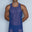 Sheer Relaxed Tank Bari Blue - C - IN2 New York