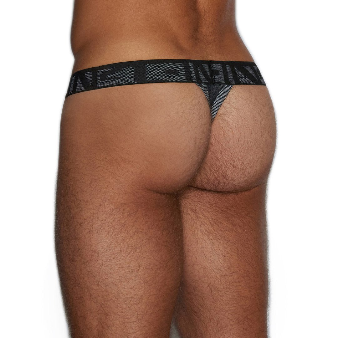Undertone Thong Newsprint Black - C - IN2 New York