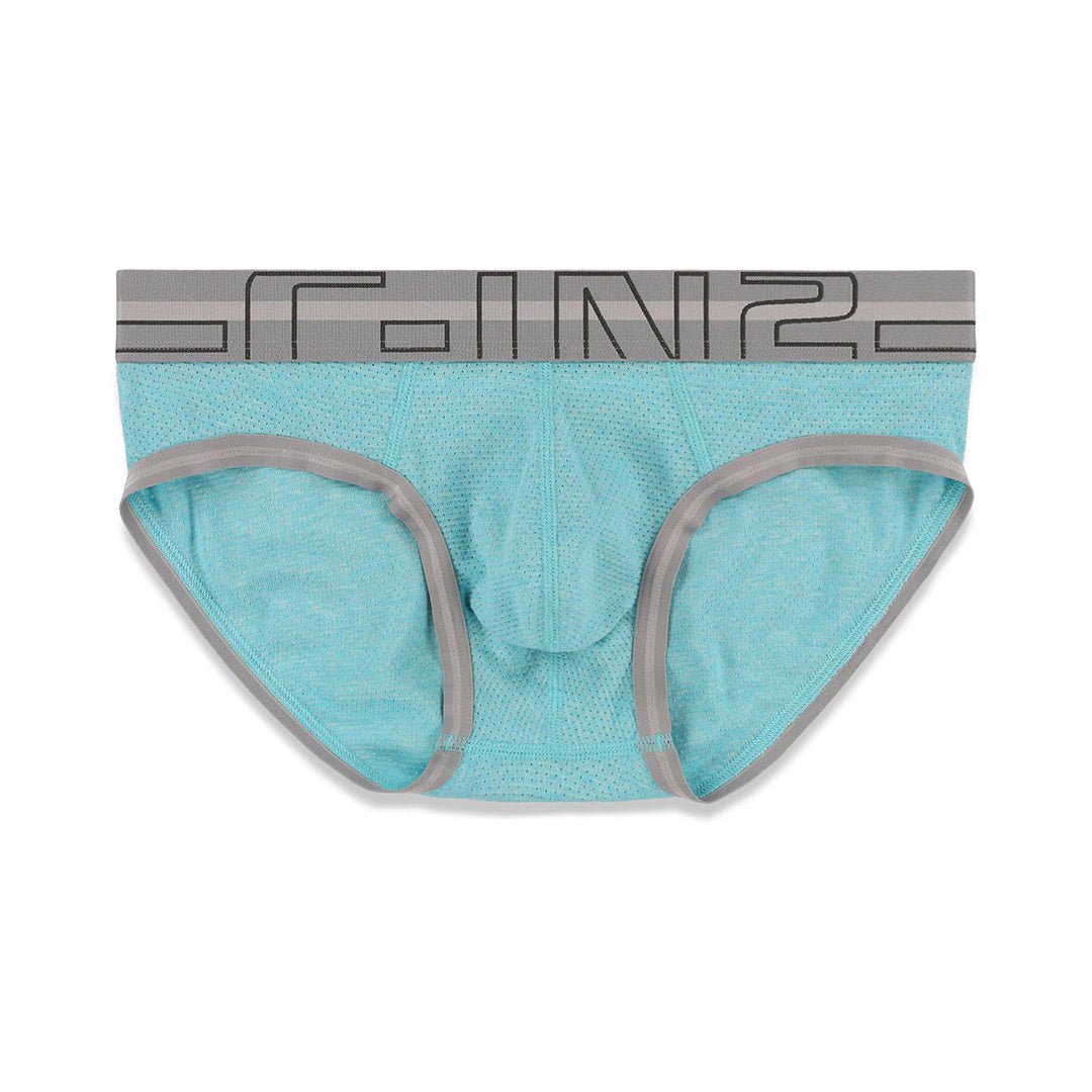 Zen Low Rise Brief Bailey Blue Heather - C - IN2 New York